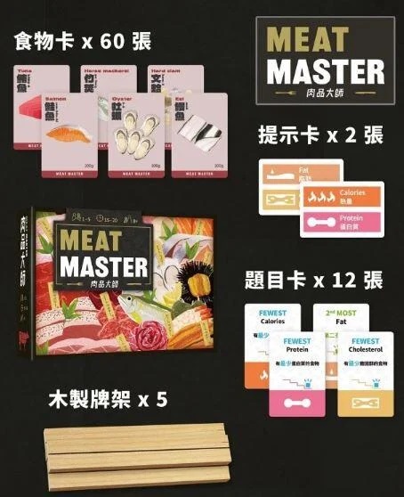 『高雄龐奇桌遊』 肉品大師 Meat Master 繁體中文版 正版桌上遊戲專賣店 product thumbnail 3