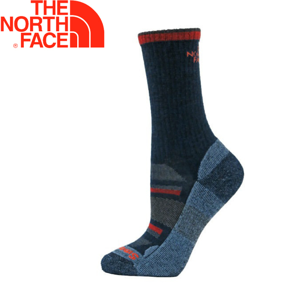 【The North Face 美國 羊毛保暖襪(輕量支撐)《藏青/鋼藍》】3CNP/彈性避震/吸濕排汗