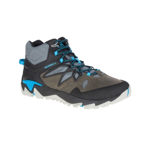 【MERRELL 美國 男款ALL OUT BLAZE 2 MID GORE-TEX 多功能健行鞋《灰/藍》】ML09385/休閒鞋/健行 product thumbnail 2