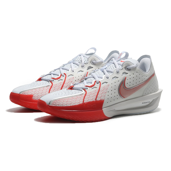 NIKE 籃球鞋 AIR ZOOM G.T.CUT 3 白紅 緩震 實戰鞋 男 DV2918-101