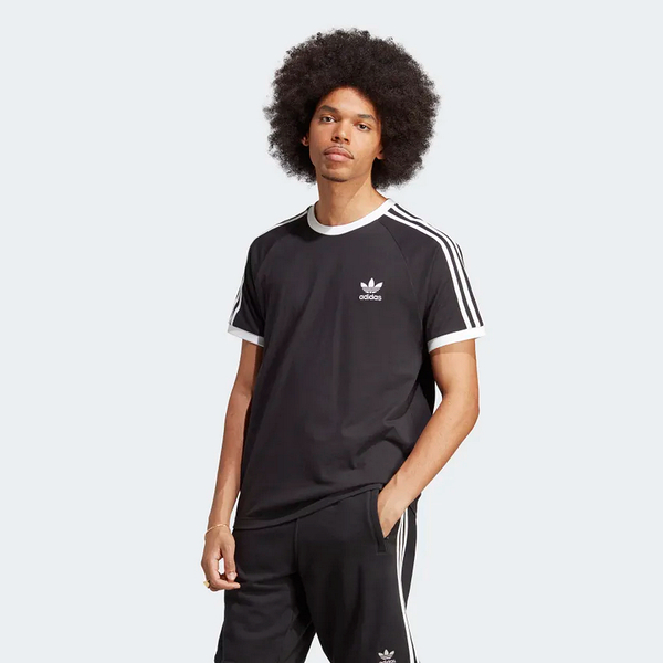 adidas 3-STRIPES TEE 黑色 上衣 男 短袖 上衣 三葉草 IA4845