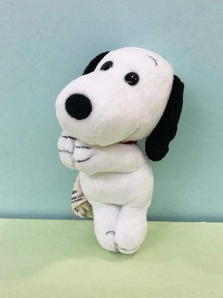 【震撼精品百貨】史奴比peanuts snoopy ~snoopy磁鐵絨毛娃娃-趴姿#05280