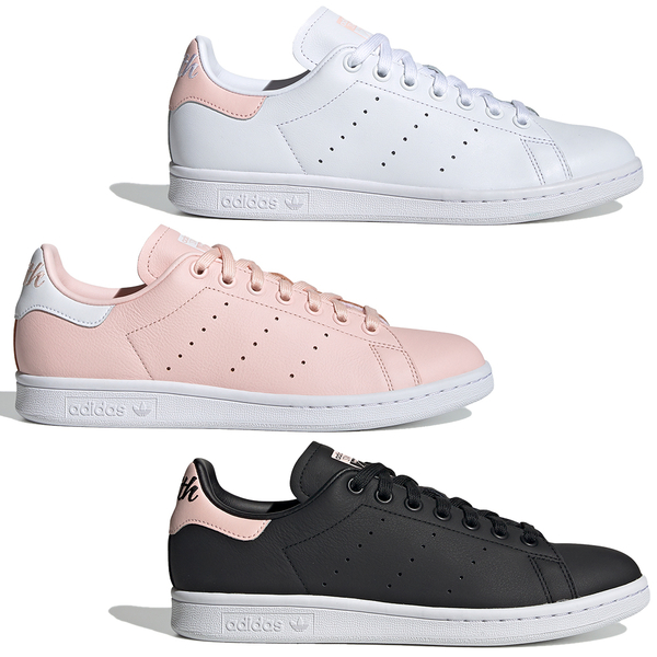 【現貨】Adidas Stan Smith 女鞋 休閒 潮流 皮革 白 / 粉 /黑 【運動世界】EE5865 / EE7708 / EE5866