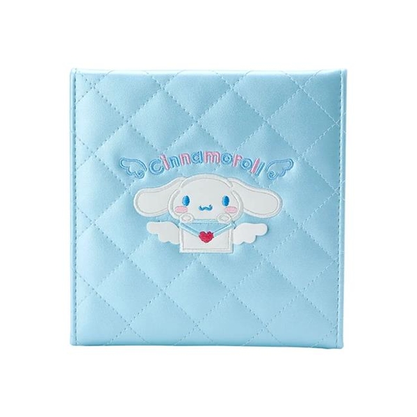 【震撼精品百貨】大耳狗_Cinnamoroll~日本Sanrio三麗鷗 大耳狗珠光皮質摺疊鏡-情書*12470