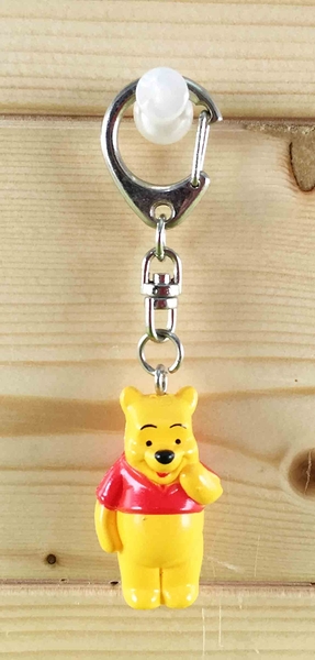 【震撼精品百貨】winnie the pooh 小熊維尼~鑰匙圈-害羞