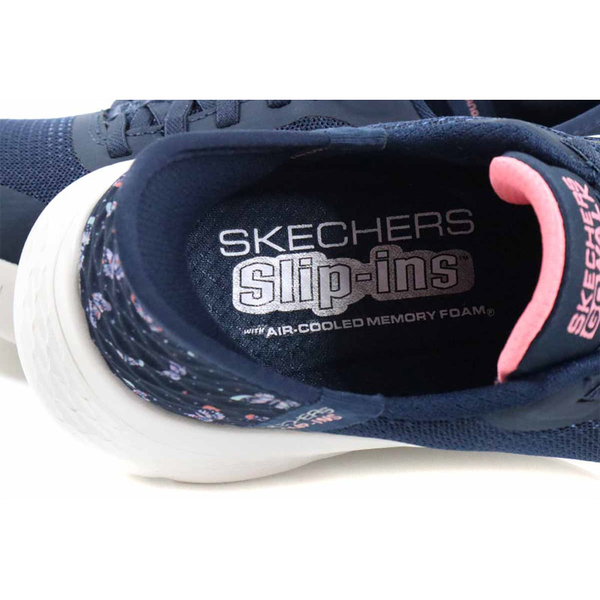 SKECHERS GOWALK Slip-ins 運動健走鞋 女鞋 寬楦 深藍色 124823WNVPK no839 product thumbnail 8