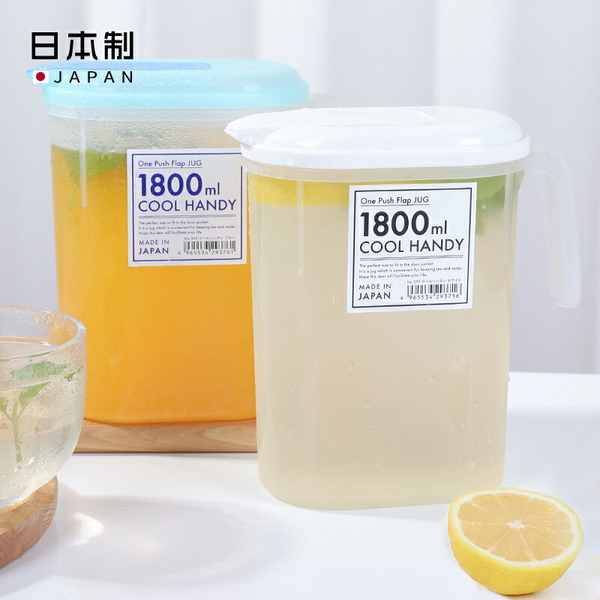 asdfkitty*日本製 YAMADA 按壓式塑膠冷水壺-1800ML-裝果汁.飲料-正版商品 product thumbnail 5