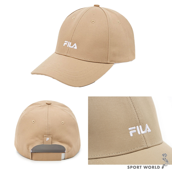 FILA 帽子 老帽 棒球帽 刺繡 純棉 台灣製 Logo/方標【運動世界】HTX-5000-BK/HTX-5000-KK/HTX-5100-BK/HTX-5100-WT product thumbnail 5