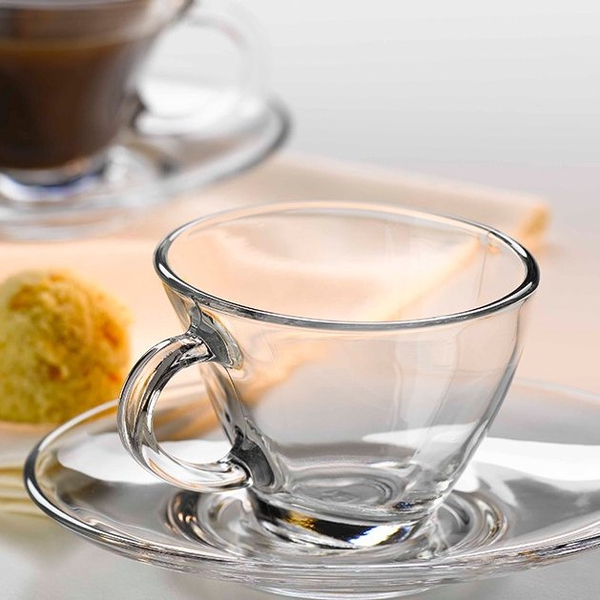 【Pasabahce】土耳其 帆船咖啡杯盤組-六件組 230cc 230ml 花茶杯 紅茶杯 精緻玻璃 玻璃杯盤組 product thumbnail 6