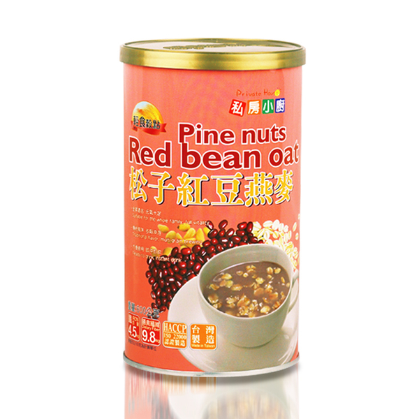 私房小廚 • 松子紅豆燕麥/600公克/罐