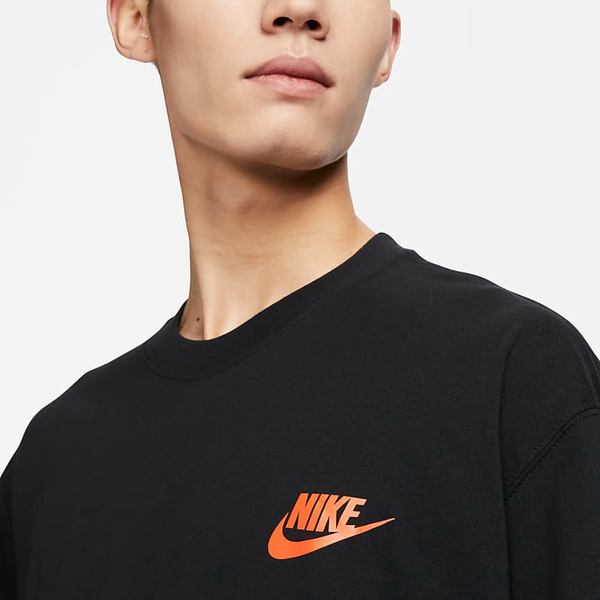 NIKE M NSW TEE FOOD LBR 男休閒短袖上衣 運動 品牌服 百搭款 黑 KAORACER FB9806010 product thumbnail 3