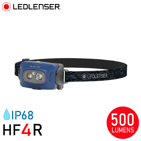 【LED LENSER 德國 HF4R CORE充電式頭燈《藍》】502791/登山/頭燈