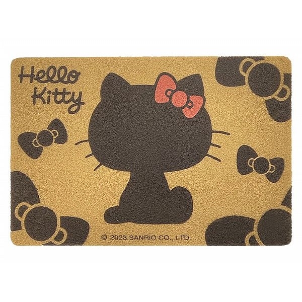 御衣坊 Hello Kitty coconut仿椰棕耐刮泥墊60x40cm(蝴蝶結款)1入 三麗鷗Sanrio授權【小三美日】