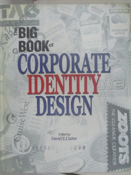 【書寶二手書T1／設計_J67】The big book of corporate identity design / editor…