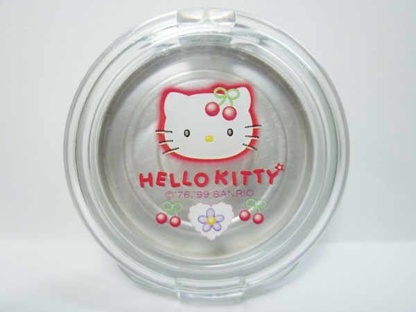 【震撼精品百貨】hello kitty 凱蒂貓~口紅盒口紅盤唇蜜盒粉餅盒空盒『櫻桃』m