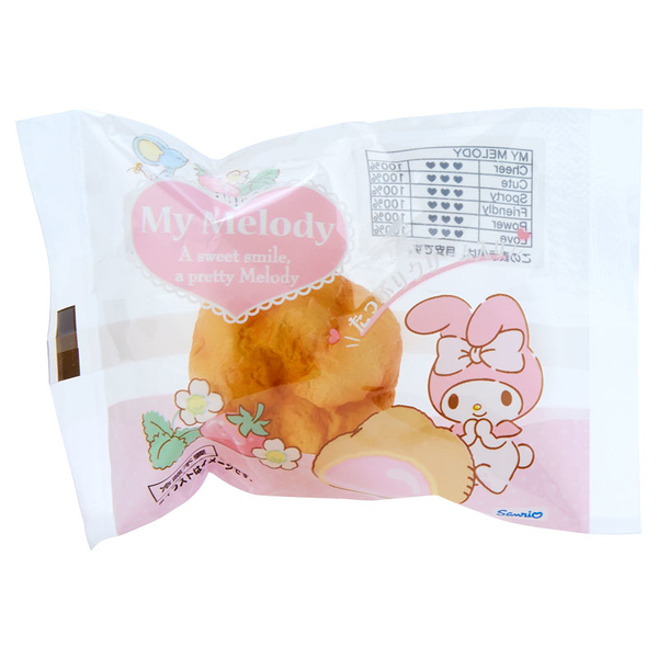 asdfkitty*三麗鷗 便利商店食物造型擺飾/裝飾品-美樂蒂泡芙-日本正版商品