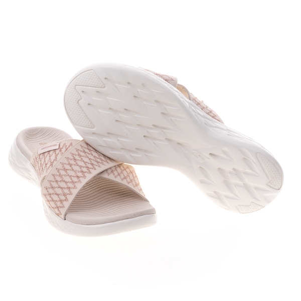 Skechers On-The-Go 600-Enchanted 拖鞋 女 粉紅色 輕量 涼拖鞋 140790NAT product thumbnail 5