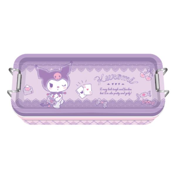 三麗鷗 三層鐵扣鐵筆盒-紫酷洛米 product thumbnail 2