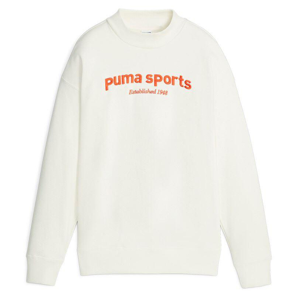 Puma 女裝 長袖上衣 大學T 吳卓源 歐規 米白【運動世界】62521565 product thumbnail 2