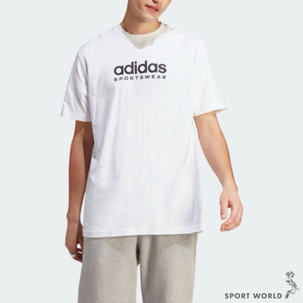 Adidas 男裝 短袖上衣 純棉 寬鬆 黑/白【運動世界】IC9815/IC9821 product thumbnail 9