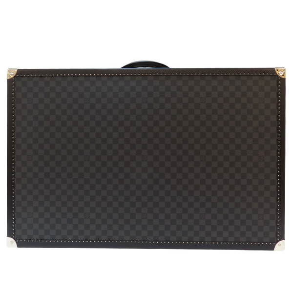 【二手名牌BRAND OFF】LOUIS VUITTON 路易威登 灰色 棋盤格 PVC塗層帆布 手提行李箱 MZ09629