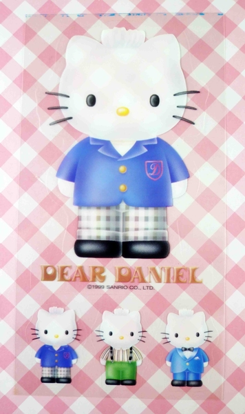 【震撼精品百貨】Hello Kitty 凱蒂貓~KITTY貼紙-DN丹尼爾
