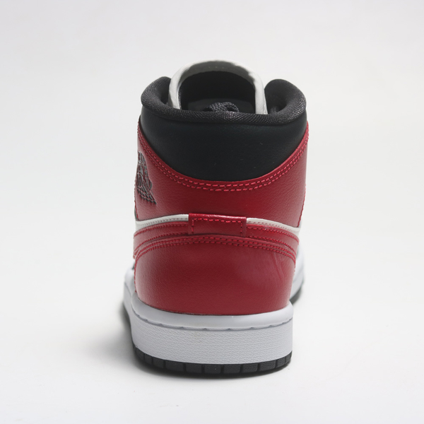 NIKE 休閒鞋 AIR JORDAN 1 MID 白紅 黑腳趾 AJ1 喬丹 女 BQ6472-160 product thumbnail 5