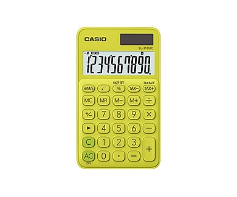 CASIO 卡西歐 甜心馬卡龍 攜帶型計算機(SL-310UC-YG)