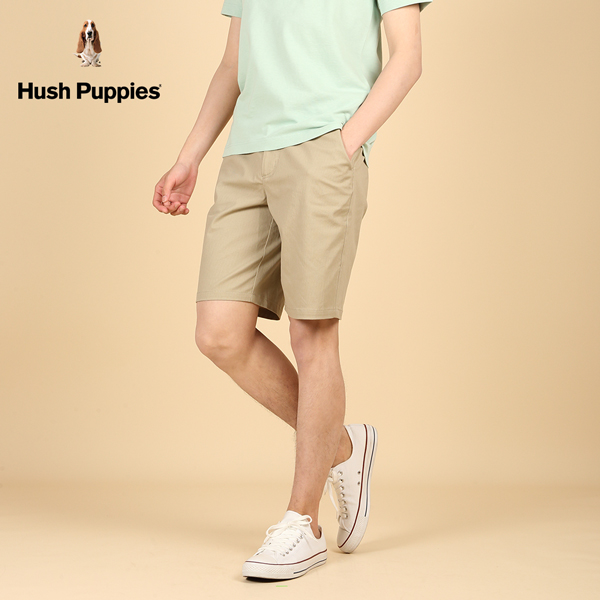 Hush Puppies 短褲 男裝素色腰鬆緊彈力休閒短褲 product thumbnail 4