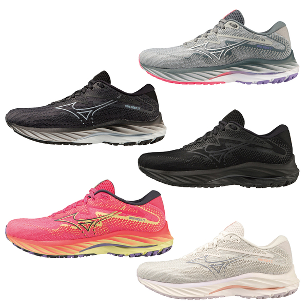 Mizuno 女鞋 慢跑鞋 Wave Rider 27 4E超寬楦【運動世界】J1GD230621/J1GD230622/J1GD230623/J1GD230624/J1GD230628 product thumbnail 2