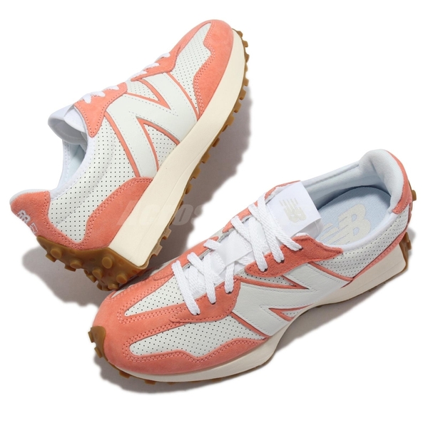 New Balance 327 男女款(參考男款尺寸) 橘白色 D楦 復古運動鞋 MS327PN【KAORACER】 product thumbnail 3