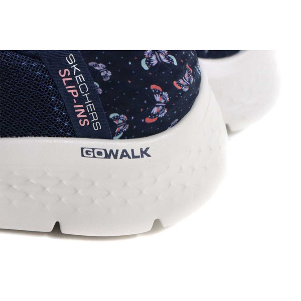 SKECHERS GOWALK Slip-ins 運動健走鞋 女鞋 寬楦 深藍色 124823WNVPK no839 product thumbnail 4