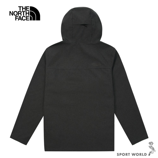 The North Face 北面 男裝 連帽外套 防風 防潑水 深灰【運動世界】NF0A83S5DYZ product thumbnail 4