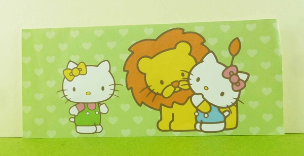 【震撼精品百貨】Hello Kitty 凱蒂貓~卡片-獅子綠