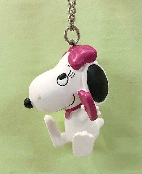 【震撼精品百貨】史奴比Peanuts Snoopy ~SNOOPY造型鎖圈-愛心貝兒#22037 product thumbnail 2