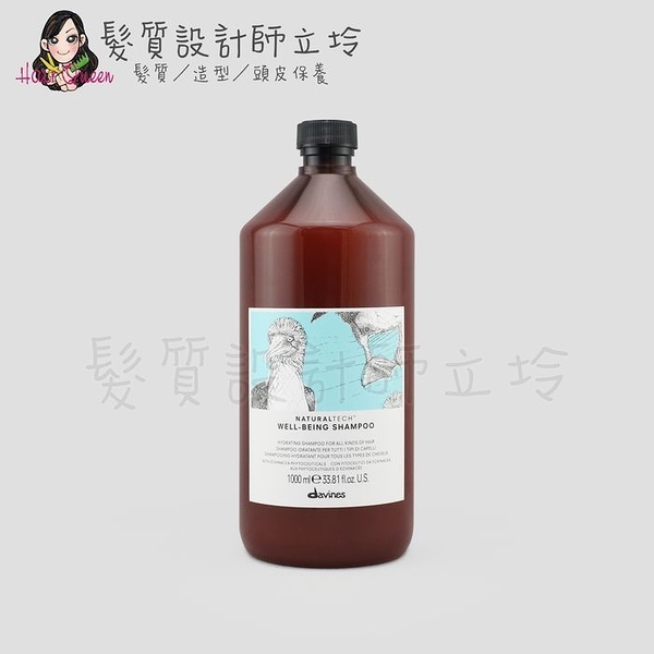 立坽『洗髮精』海泰公司貨 Davines特芬莉 新自然生機 樂活紫菊洗髮露1000ml IH01