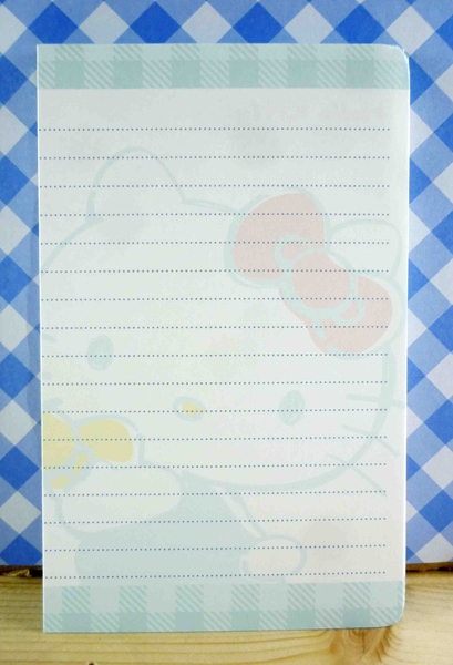【震撼精品百貨】Hello Kitty 凱蒂貓~kitty便條紙-橫條綠