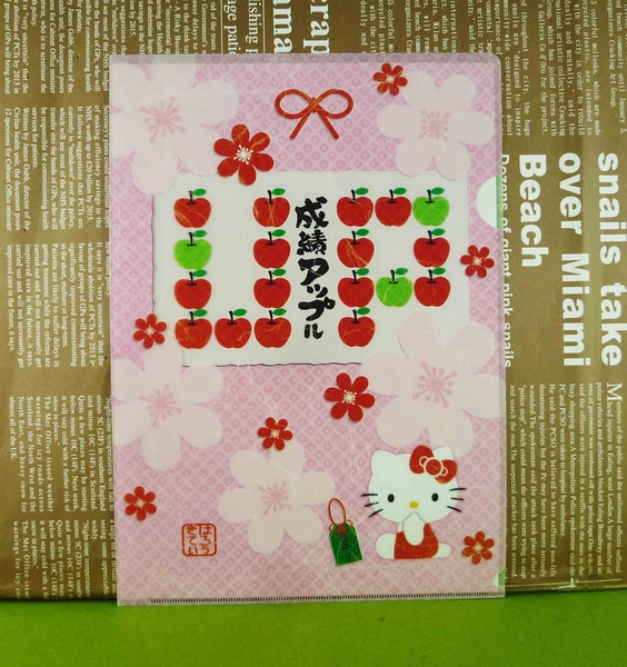 【震撼精品百貨】Hello Kitty 凱蒂貓~文件夾~學業成就【共1款】