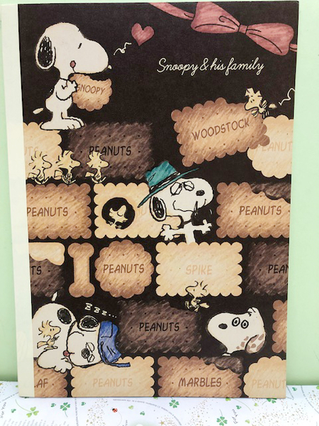 【震撼精品百貨】史奴比Peanuts Snoopy ~SNOOPY A4筆記本-餅乾#82598 product thumbnail 3