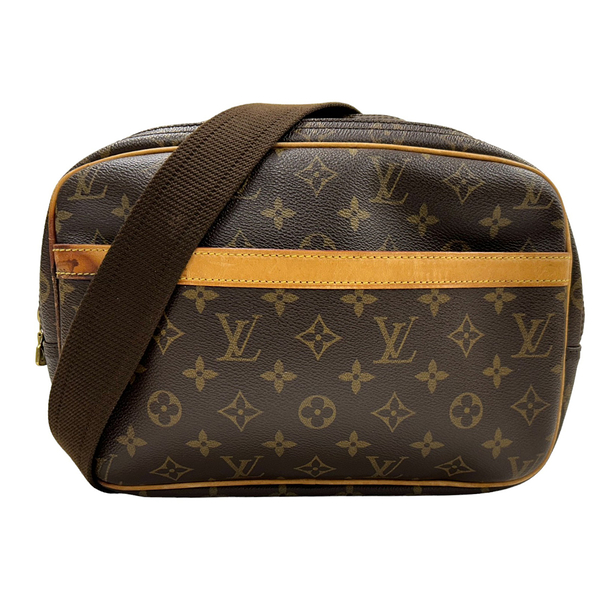 【二手名牌BRAND OFF】LOUIS VUITTON LV 路易威登 原花 PVC塗層帆布 Reporter PM 記者 肩背包 M45254