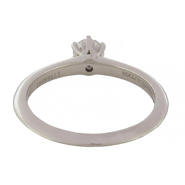 【二手名牌BRAND OFF】Tiffany & Co 蒂芬妮 Tiffany Setting 0.32CT 鑽石 PT950 鉑金戒指 product thumbnail 4