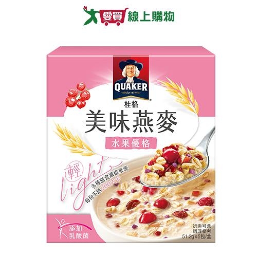 桂格 美味燕麥水果優格(51.2G/5入)【愛買】