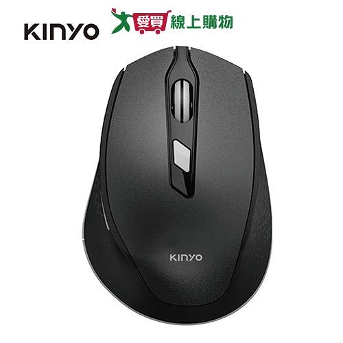 KINYO 2.4GHz無線靜音滑鼠GKM-917B-黑【愛買】