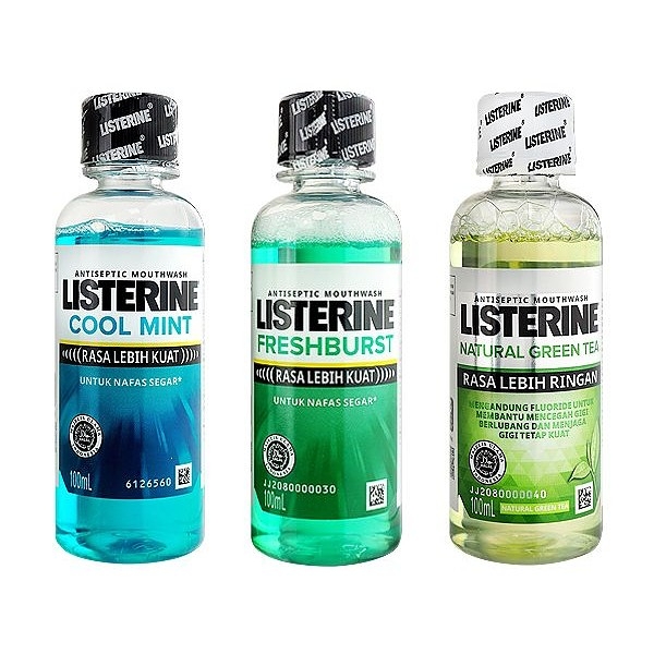 Listerine 李施德霖 漱口水(100ml) 冰涼薄荷／留蘭香／綠茶 款式可選【小三美日】