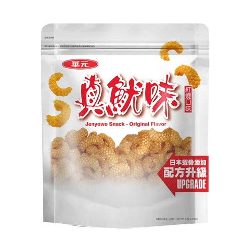 華元家庭號零食系列(真魷味/玉黍叔/甜卡力/鹹蔬餅/蝦餅原味/蝦餅甜辣)(120-172G/包)【愛買】 product thumbnail 3