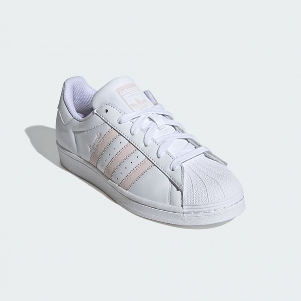 ADIDAS 愛迪達 SUPERSTAR 女鞋 貝殼鞋 白粉 休閒鞋 穿搭 IE3001