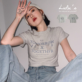 LULUS/貓X兔圓領短袖上衣２色【A01240190】