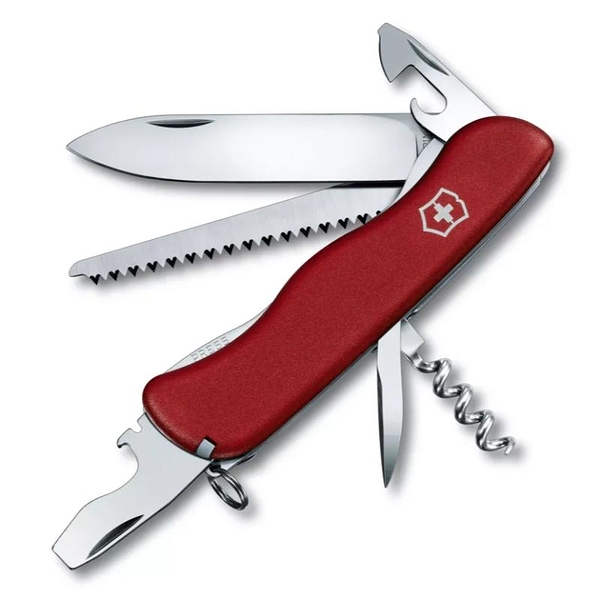 【Victorinox 瑞士維氏】瑞士刀 FORESTER 12用刀 111mm (0.8363)