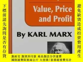 二手書博民逛書店Wage-labour罕見And Capital And Value, Price, And ProfitY2