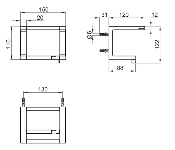 【 麗室衛浴】美國KOHLER活動促銷 Stages 衛生紙架 / 廁紙架 K-27362T-CP product thumbnail 2